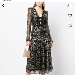 Rebecca vallance clementine midi dress